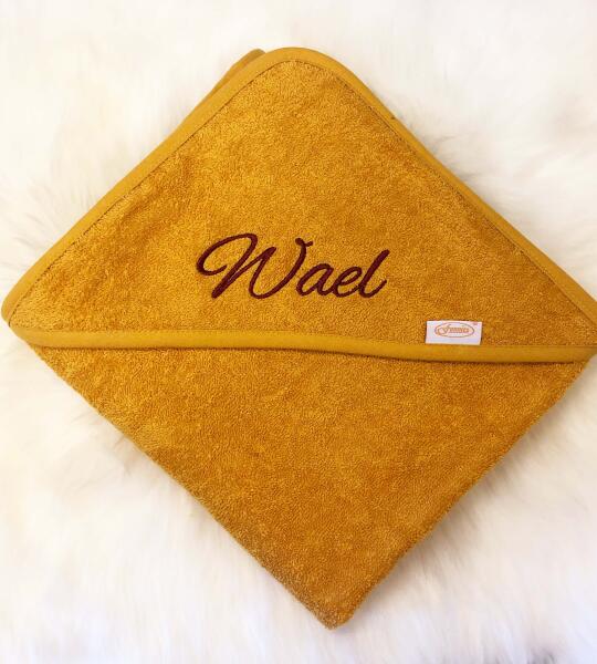 Kaphanddoek met Geborduurde Naam